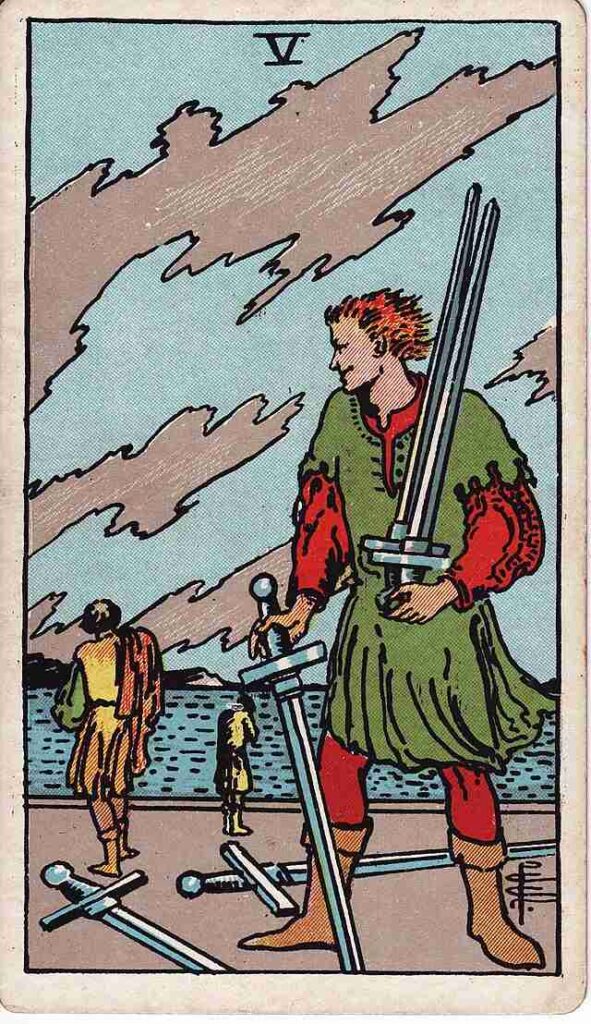 ไพ่ 4 ดาบ four of swords