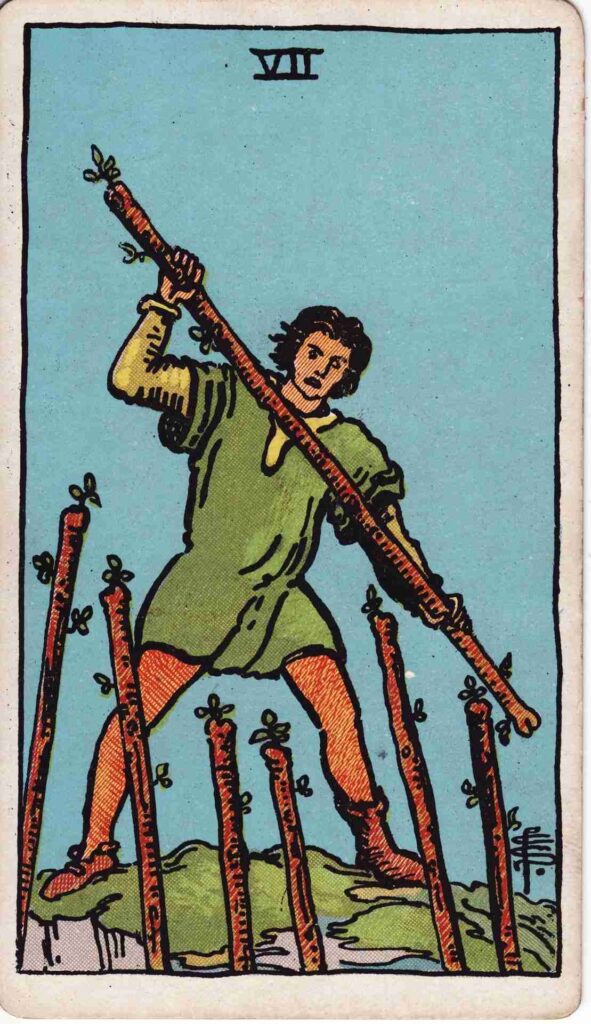 SEVEN OF WANDS