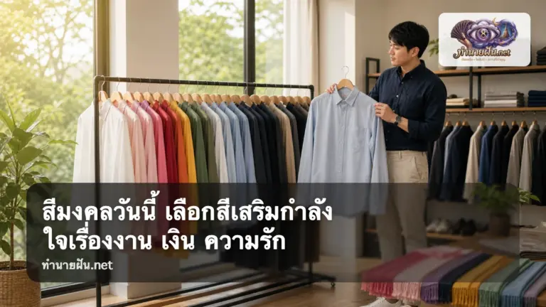 สีมงคลวันนี้ ภาพปก