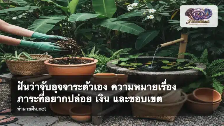 ฝันว่าจับอุจจาระตัวเอง ภาพปก