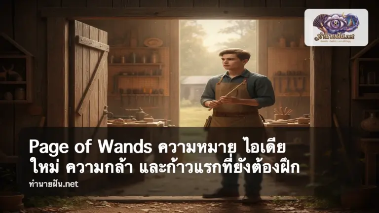 Page of Wands ภาพปก