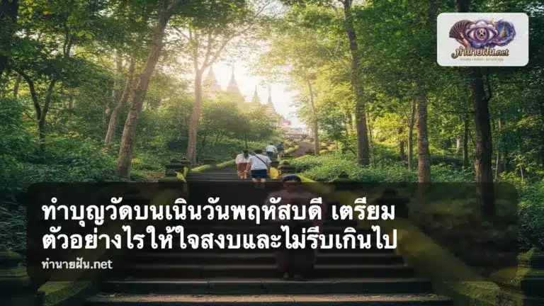 ทำบุญวัดบนเนินวันพฤหัสบดี ภาพปก