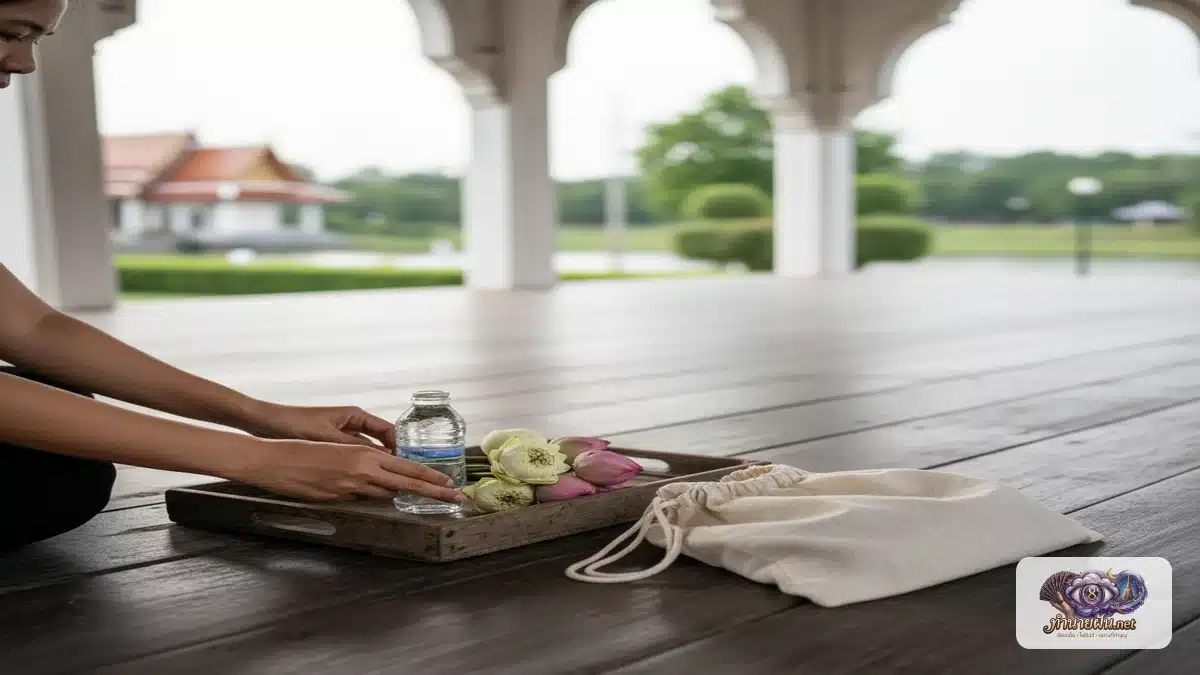 ทำบุญวัดใกล้ที่ทำงานวันจันทร์ ความหมายหลัก
