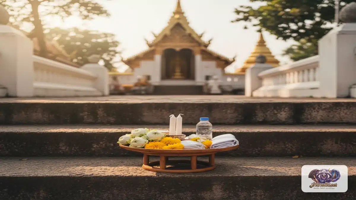 ทำบุญวัดใกล้บ้านวันพุธ ความหมายหลัก