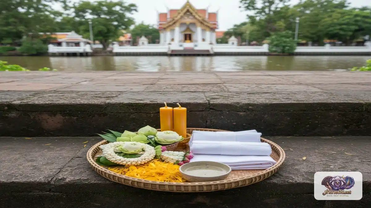 ทำบุญวัดริมน้ำวันอาทิตย์ ความหมายหลัก